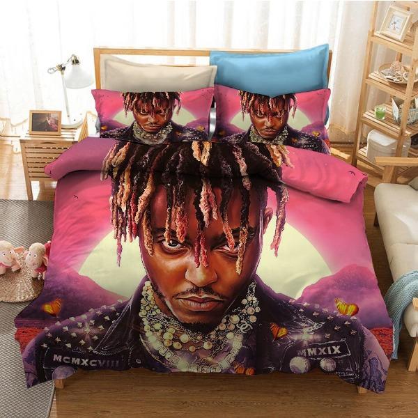 Bedding Kit, Male Star Series Size Three-Piece Quilt Cover