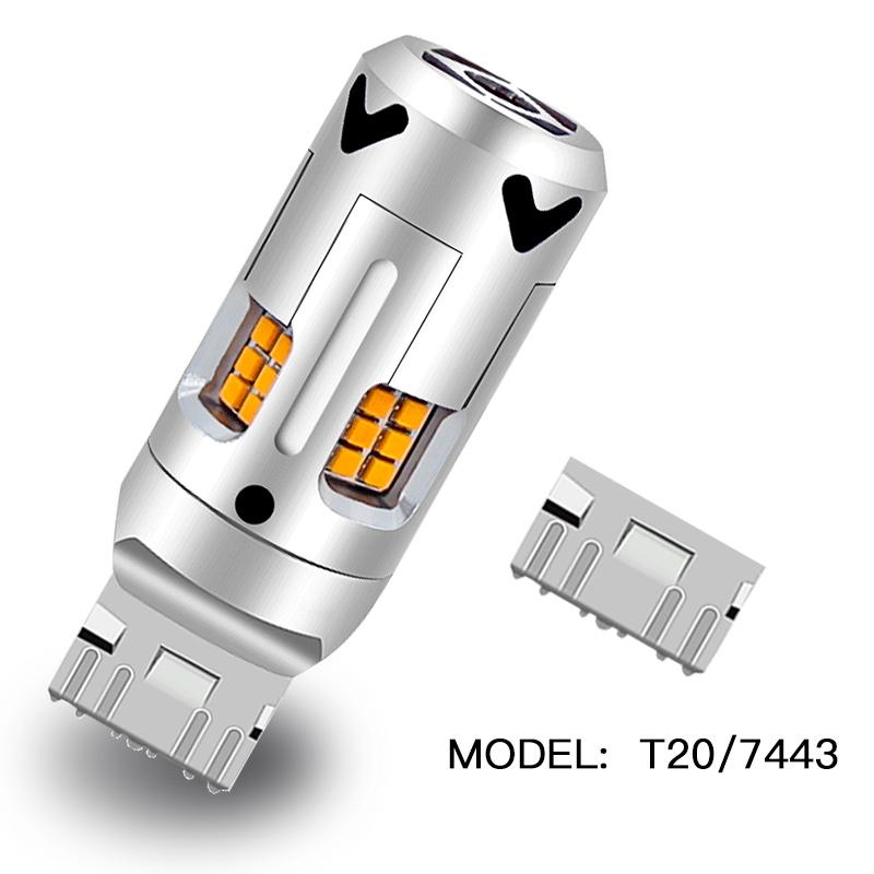 

2PC 1156 BA15S P21W/BAU15S PY21W/T20 7440 7743 Front/Rear Turn Signal Lights Turn Signal/ Reverse Back up Lamps White/Amber Bulb