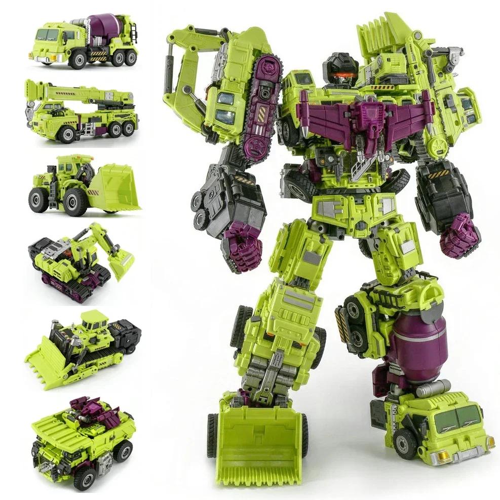 40cm JINBAO Transformation Oversize Construction Vehicle Jinbao Devastator Figure Toys with upgrade kit