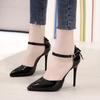 Fashion New High Heels Women Pumps Shoes for Women Pointed Toe Fashion Sexy Black Wedding Shoes Nude Bridal Shoes Ladies Heels Sandals