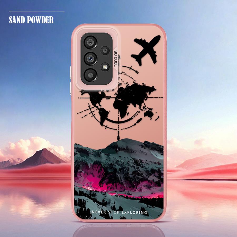 

Aircraft Mountain Peak Phone Case for Samsung Galaxy A72 A54 A52 A71 A35 A73 A51 A56 A53 A26 A36 A55 Soft Cover Galaxy A73 5G