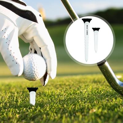 8 Pack Golf Tees Adjustable Height Golf Tees Bulk Reduces Friction Side Spin Plastic Tees Golf Accessories
