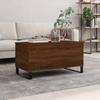 Vidaxl Coffee Table, Brown Oak, 90X44.5X45 Cm