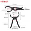 Oil Filter Pliers Clamp Type Wrench Oil Filter Remove Disassembly Tool Filter Element Wrench for Truck Car Repair