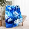 badminton Theme Printed Blanket - Perfect for Couch, Bed, Travel & Outdoor Use | Machine Washable, Cozy & Durable.