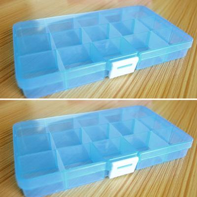 15 gniazd wyjmowane przezroczyste etui na biżuterię i pigułki etui organizer