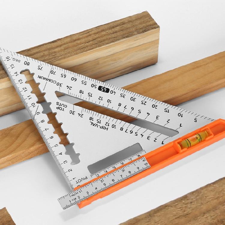 Rafter Square with Level Carpenter Square Triangle Square Square Ruler Layout
