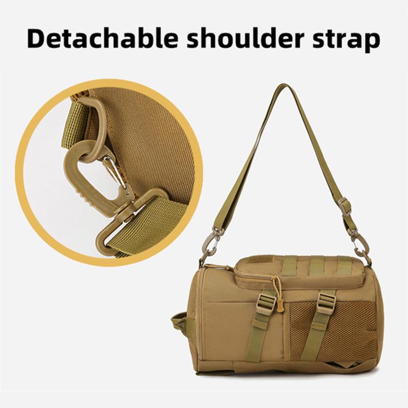 Tactical Climbing Chest Bag Men Hiking Camping Fishing Cycling Shoulder Crossbody Bag Sports Outdoor Travel Training Fanny Pack