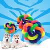 Pelota de Goma Colorida Juguete para Gato Mascota con Cascabel Pequeño para Ejercicio Interactivo Divertido