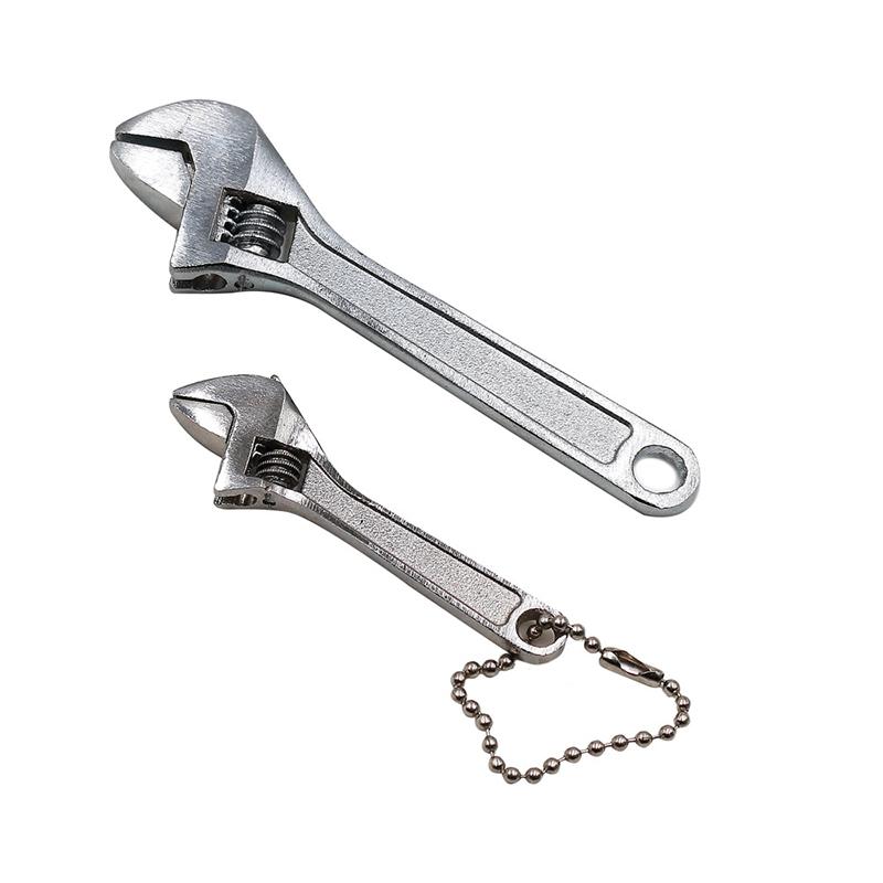 1 Pezzo Chiave Inglese in Acciaio al Carbonio Mini Attrezzo Chiave Regolabile Mini Chiave Inglese Aperta Mini Attrezzo Chiave a Rullino