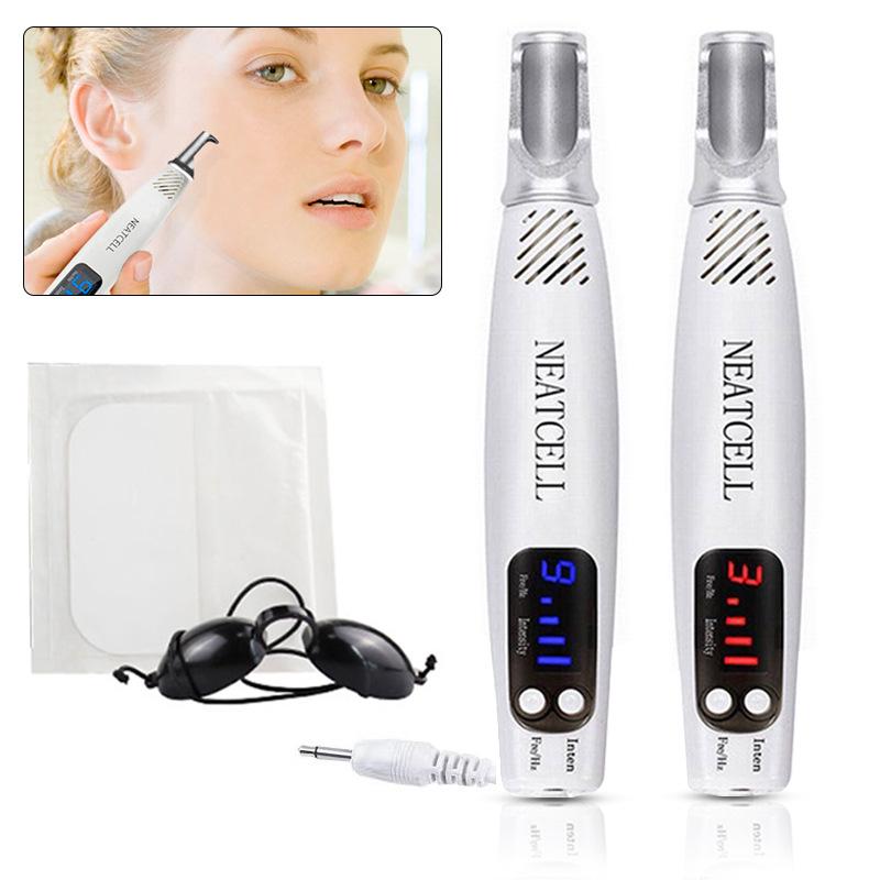 Handheld Portable Picosecond Pen for Home Use: Spot & Mole Removal Beauty Tool with Blue & Red Light Therapy