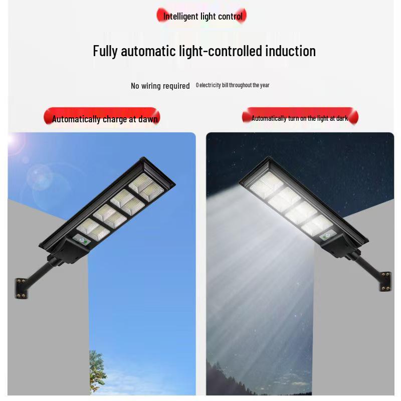 Solar-Powered Waterproof Outdoor Road Light with Motion Sensor