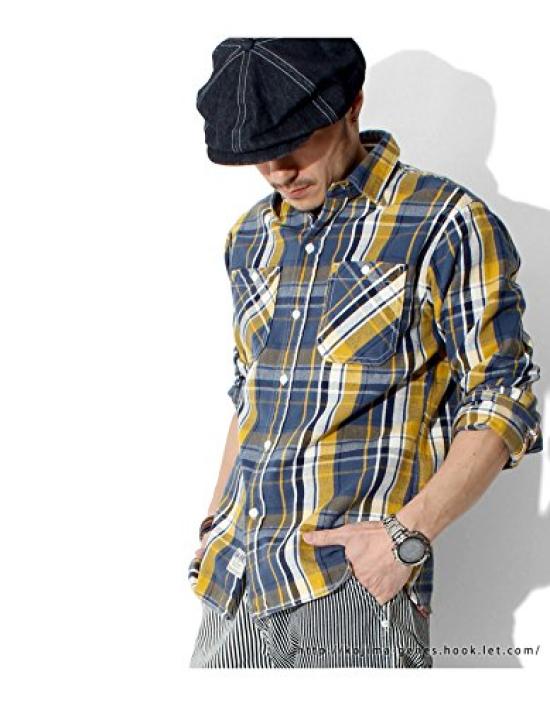 Kojima Jeans Hickory Work Size 32 Men's Multi-Stripe Pants,