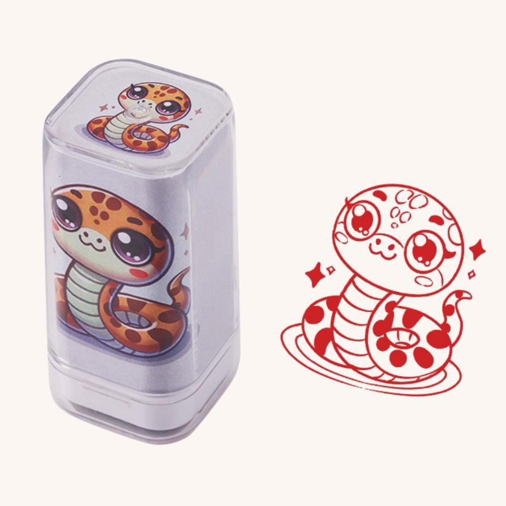 DIY Painting Zodiac Stamps Hand Account Animals Figure Stamps Cute Animals Seal  Boys and Girls