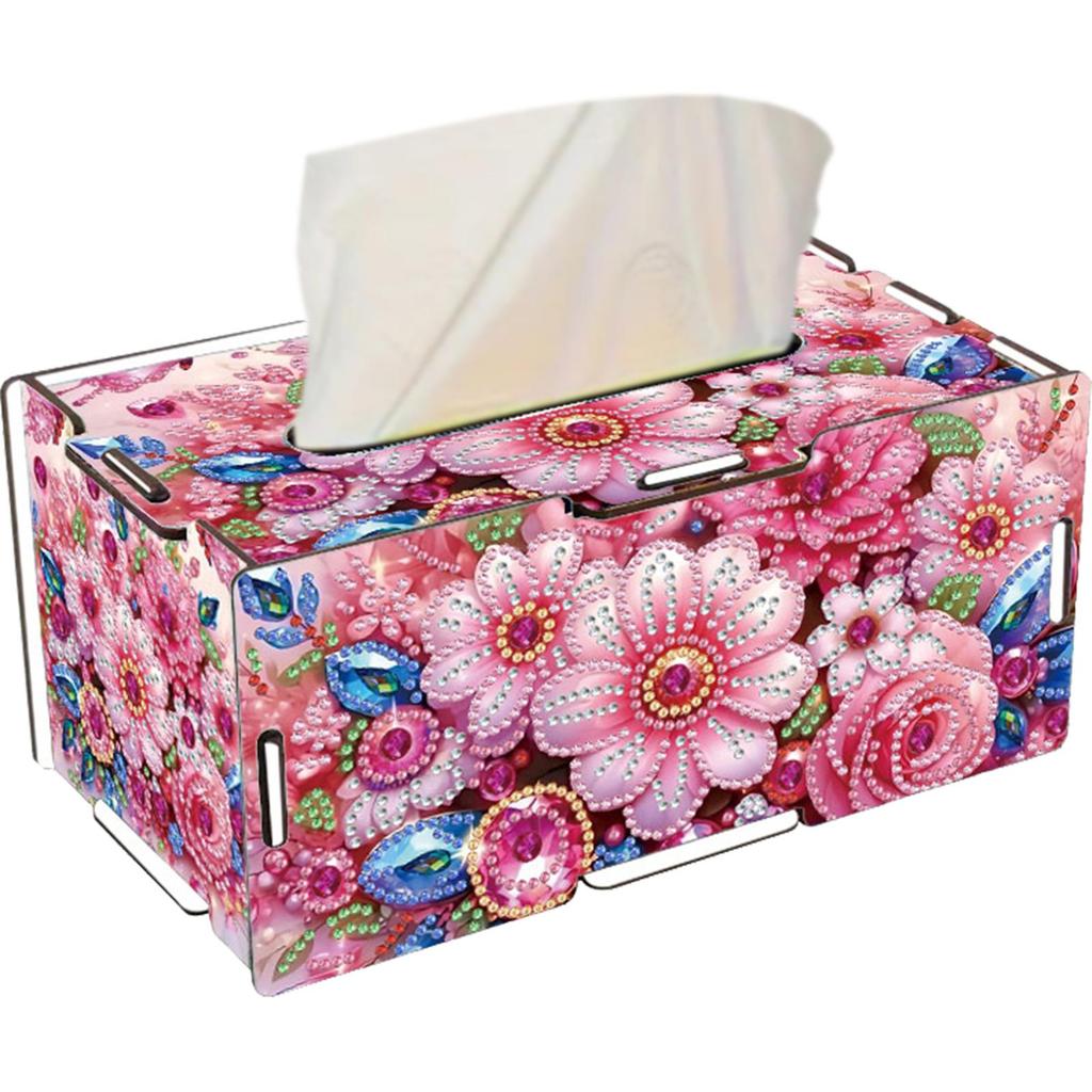 DIY Diamond Painting Napkin Holder Kit Diamond Napkin Holder Set Diamond Art Paper Towel Holder for Home & Office Decor