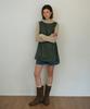 Anout Fur Half Neck T-Shirt Beige