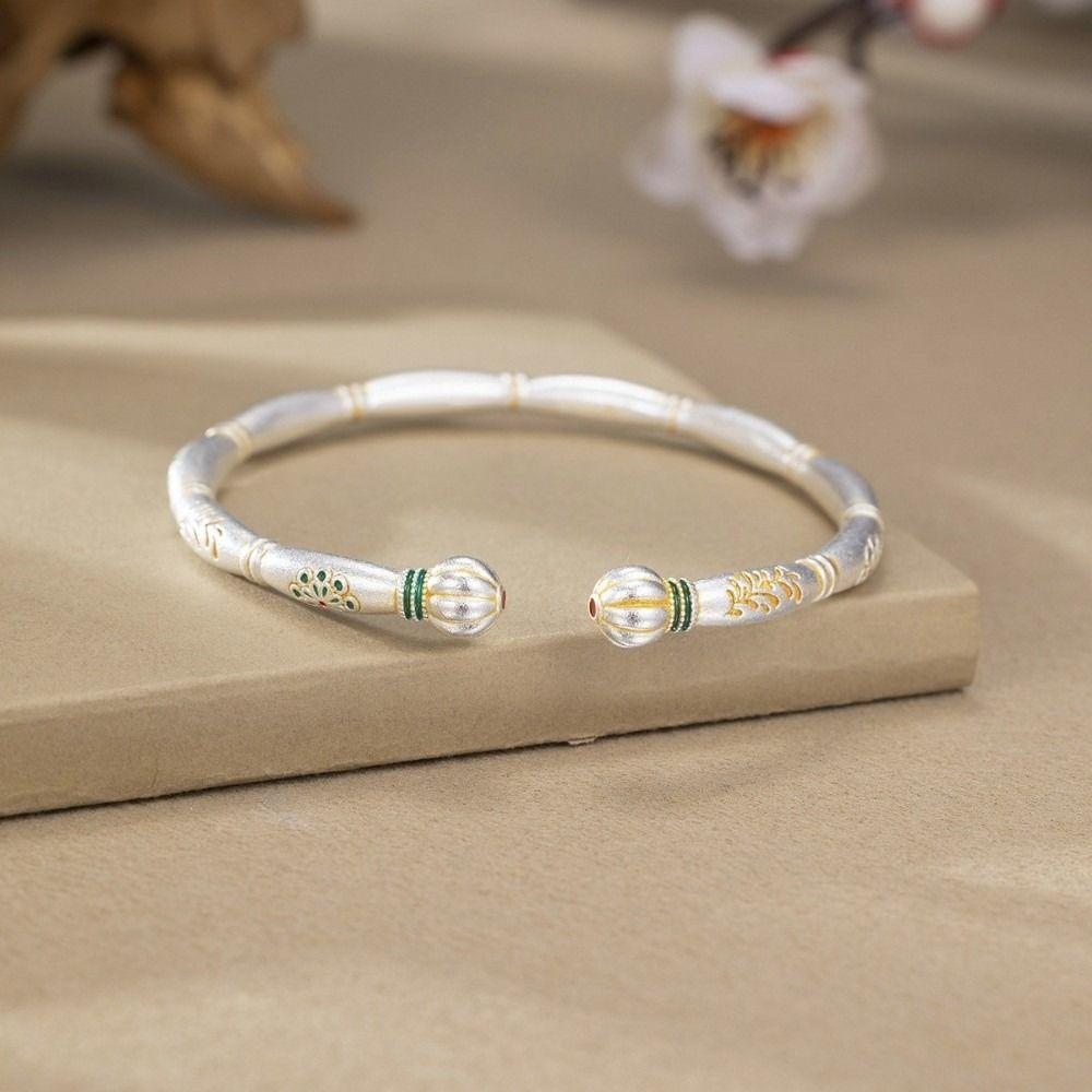 Treasure Phase Flower Women's Enamel Color Bracelet  Banquet Jewelry