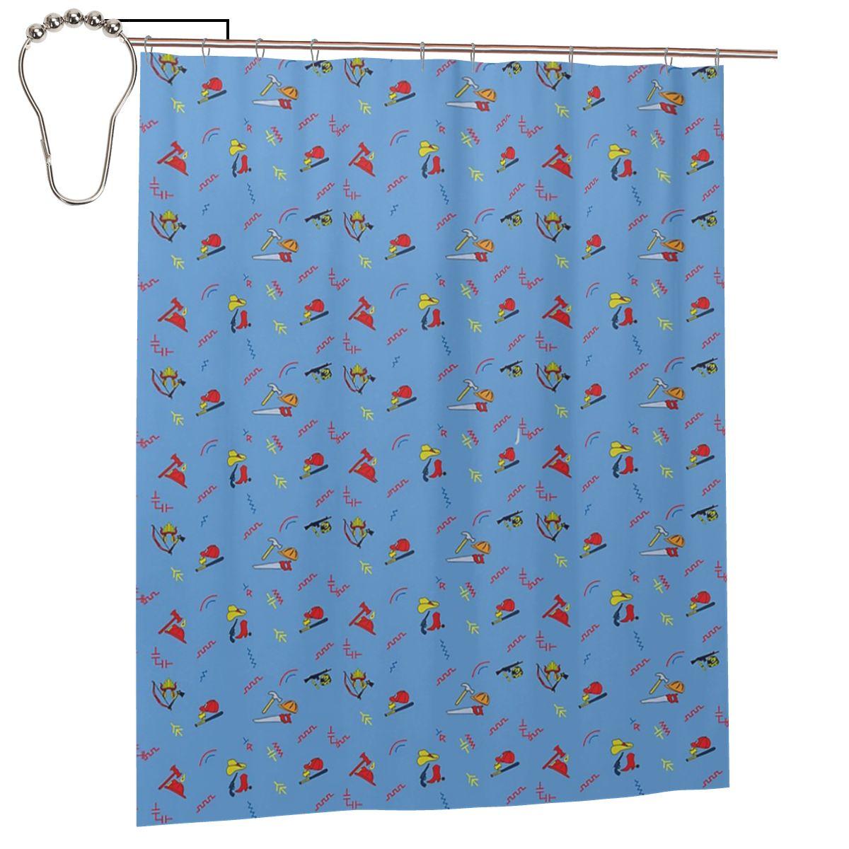 

Good Guys Child S Play Chucky - Killer Doll - Pattern Shower Curtain Bathroom Polyester Waterproof Bath Curtains With Hooks W60H190(CM)-1 Pcs