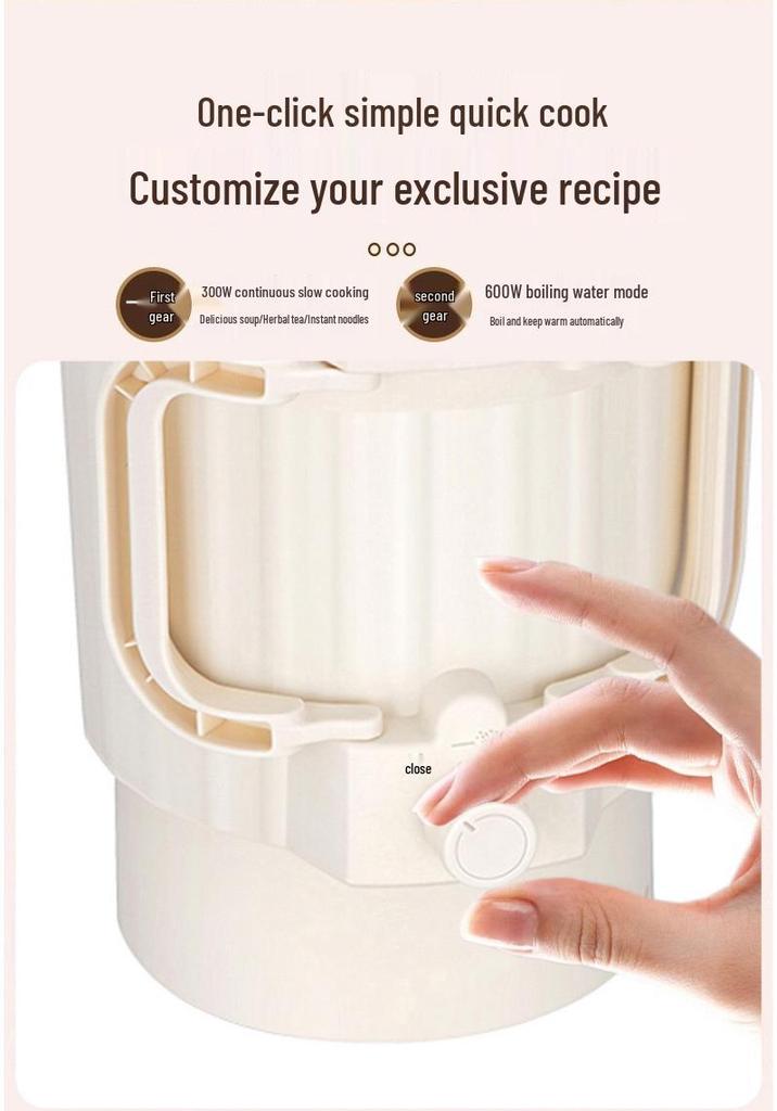 Portable Stainless Steel Folding Travel Kettle, Compact One-Person Electric Hot Water Kettle, Easy to Store.