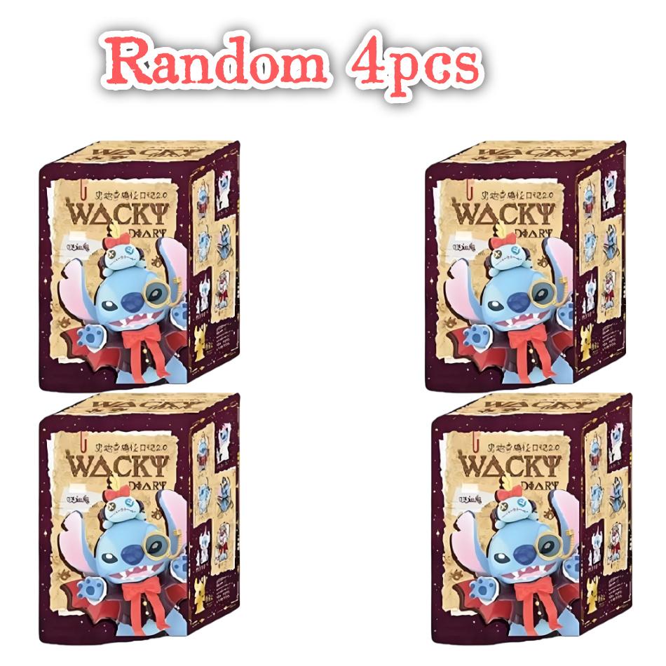 Latest Stitch Weird Diary Series Anime Figures Creative Cute Doll Statue Model   Plaything Kids Birthday Gifts