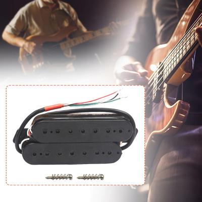 7 String Humbucker Pickup 4 Core Wire Output Low Noise for Electric Guitar Prewired Replacement Easy