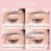 1/2Pcs Stainless Steel Crescent Moon Eyebrow Trimmer Set With Comb Portable Women Eyebrow Eyelash Hair Scissors Makeup Tool