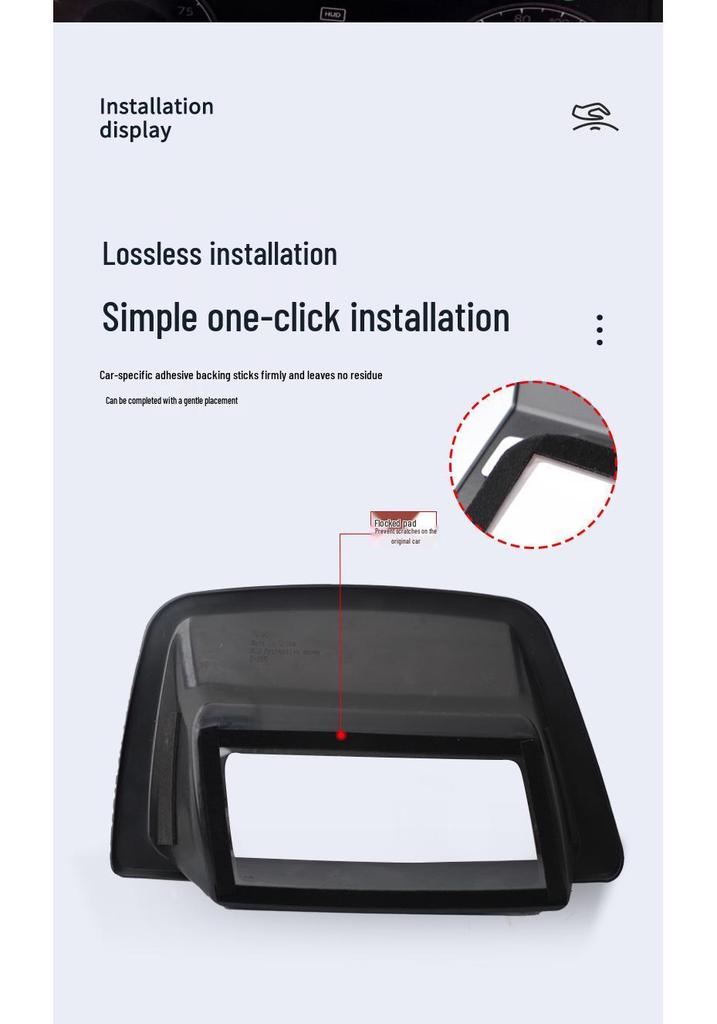 11th Gen Honda Accord HUD Display Protective Cover: Scratch-Resistant, Anti-Glare, Curved Surface Interior Accessory