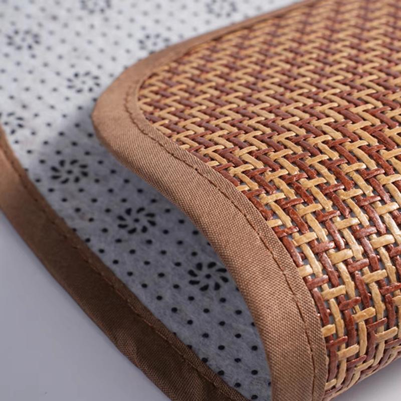 Cool Rattan Woven Chair Cushion Summer Breathable Non-Slip Ice Mat Seat Pad Comfortable Cooling Cushion For Dining & Office