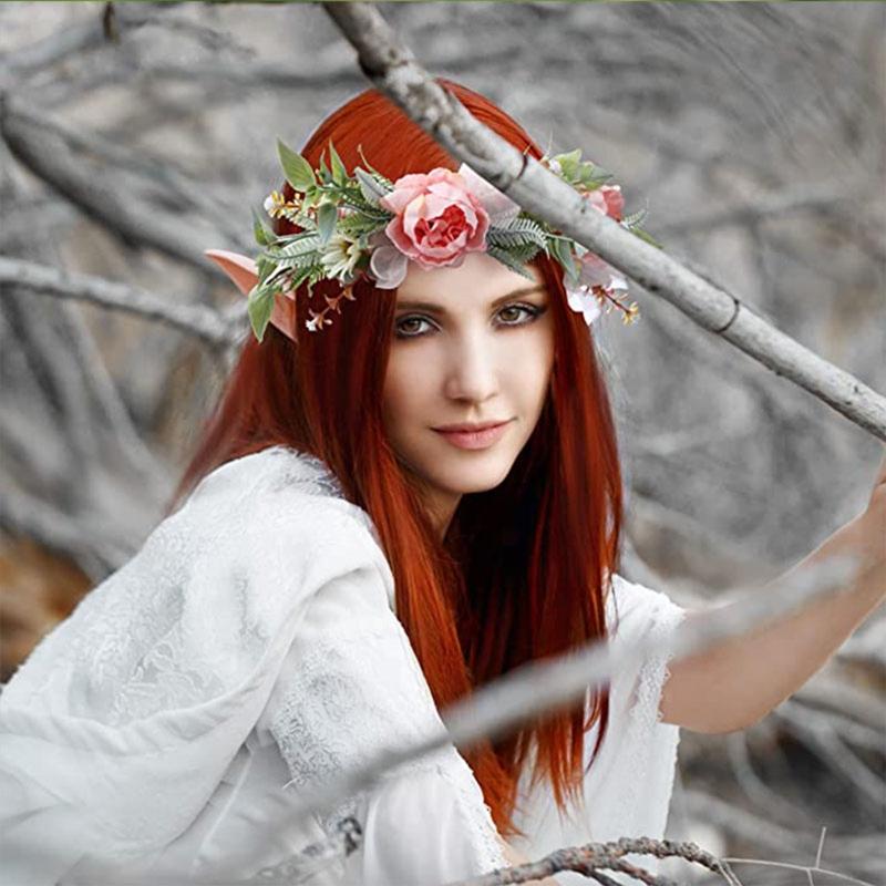 Halloween Latex Elf Ears Simulation Soft Harmless False Ears Props Elf Angel Dress Up Cosplay Christmas Decor