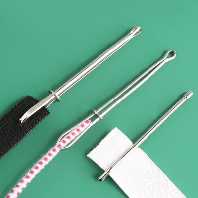 Stainless Steel Cited Clips Elastic Belt Wear Rope Weaving Tool Bag Wrap Rope Sewing Accessories