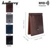 Men's card bag New European and American carbon fiber multi-card anti-theft card clip RFID dollar clip wallet