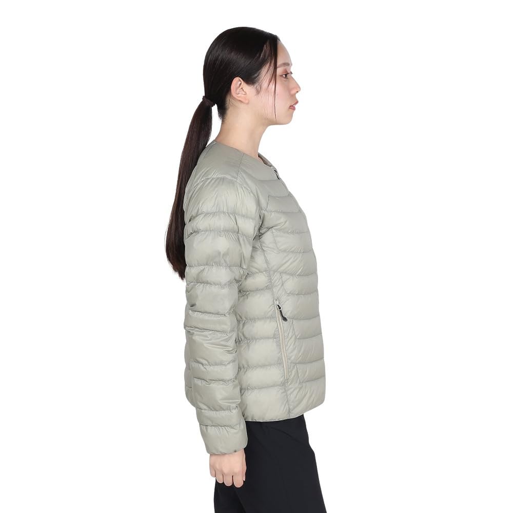 The North Face Thunder Round Neck Down Clay Size M Women's Jacket, Gray,
