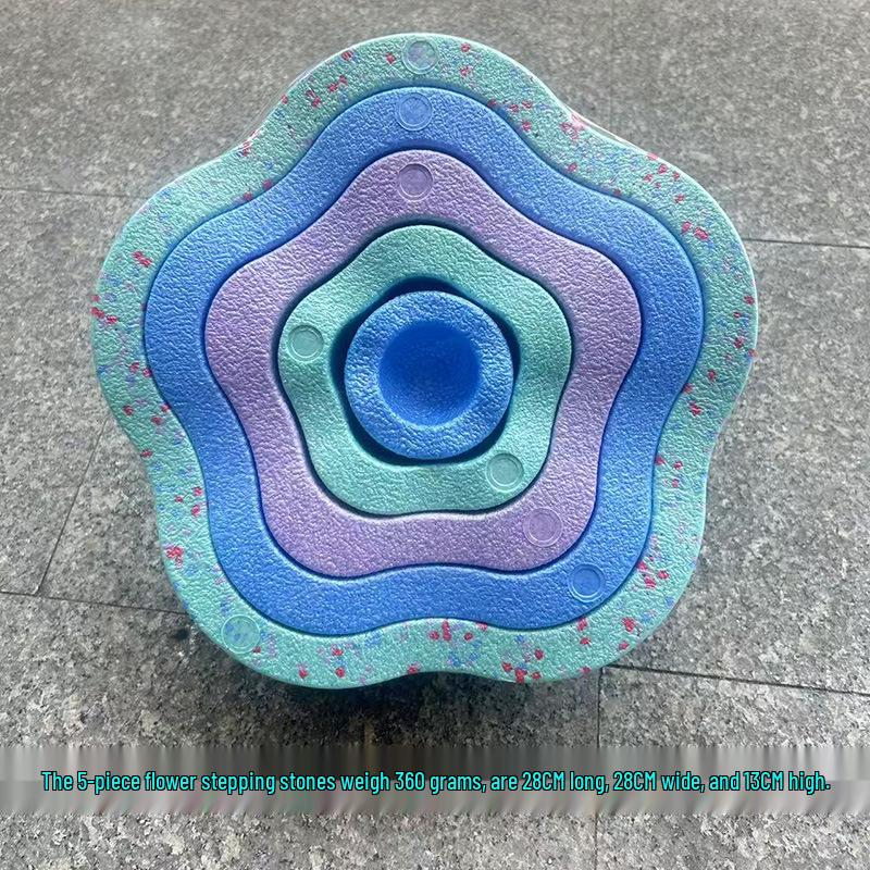 „Trittsteine für Kinder: Sensorisches Gleichgewicht und frühpädagogische Regenbogenpfade"