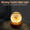 Crystal Ball Night Lights 3D Dandelion Luminous Table Lamp Bedroom Home Decor for Kids Party Children Birthday Gifts Flower Lamp