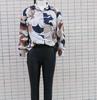 2022 European & American Print Loose Long Sleeve Women's Casual Button Shirt