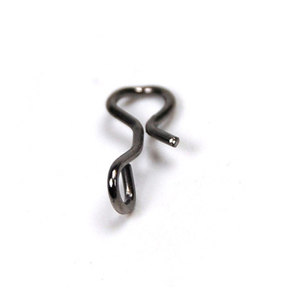 `Links Fly Fishing Snap Hooks Connectors Stainless Steel S/M/L 50pcs/set Useful`