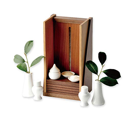 Modern Kamidana from Kamidana no Sato, Hinowa, a decorative walnut Kamidana