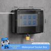 2026 New Waterproof Box Outdoor Electrical Extension Cord Box With 6 Output Hole For Safe Installation For Garden And Patio Safe
