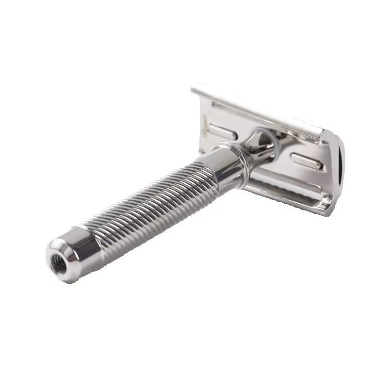 

Yaqi Slant 37 Stainless Steel Safety Razor with Precision Blade Angle for Close Shave and Smooth Skin