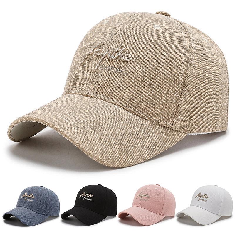 Letter Embroidered Hat Baseball Cap Men 