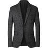 Herrenmode Business Blazer Alles Trend Britischer Stil Lässig Abnehmen Einfarbig Hochzeit Arbeit Vier Jahreszeiten Stil Männlicher Blazer