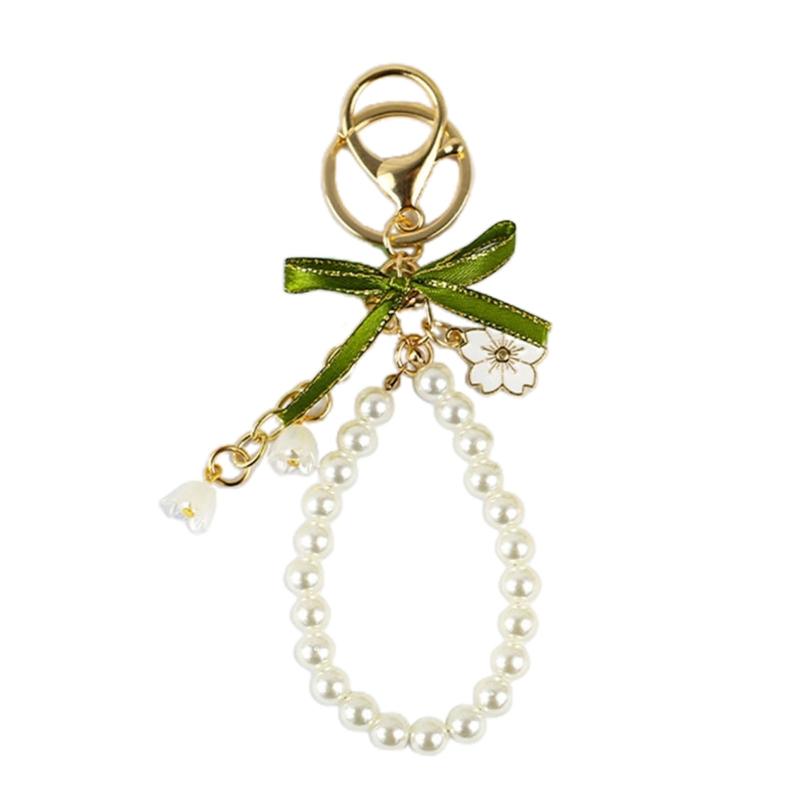 

Phone Lanyard Elegant Keys Chains Keys Pendant Trendy Accessory Bag Pendant Flower Keychains for Backpacks and Handbags