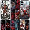 Deadpool Marvel Casing Phone Cover for Apple iPhone 16 15 14 11 Pro Max 7 8 Plus SE2 SE3 SE 2022 2020 Case