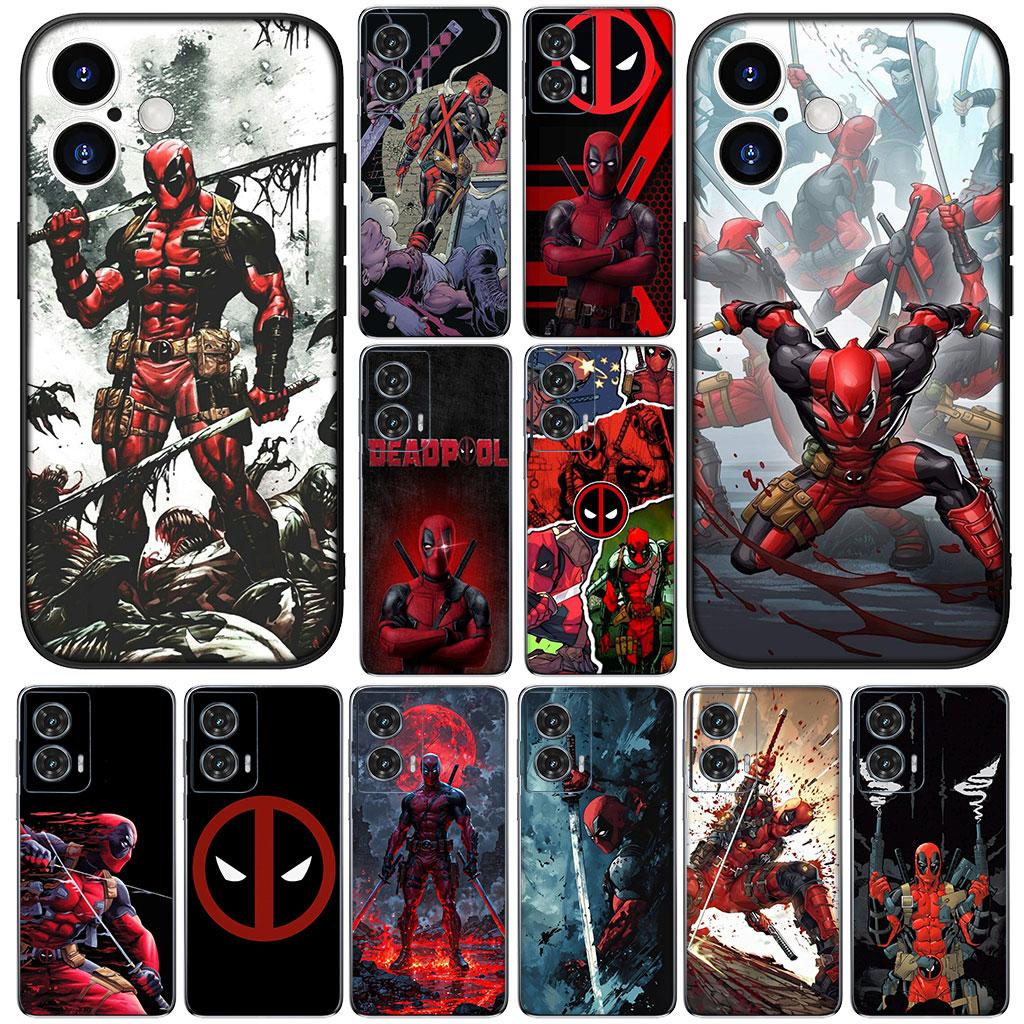 Deadpool Marvel Casing Phone Cover for Apple iPhone 16 15 14 11 Pro Max 7 8 Plus SE2 SE3 SE 2022 2020 Case