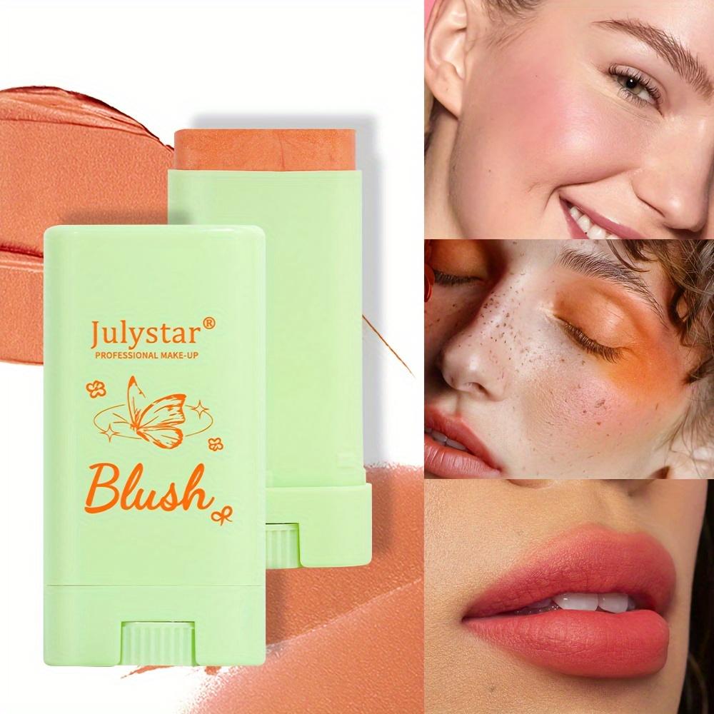Rosto Natural Matte Blush Balm Expansivo Alto Brilho Gloss e Blush Stick