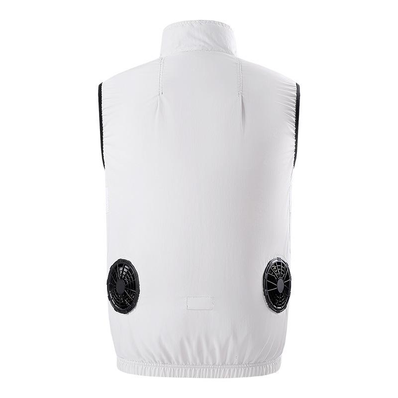 Unisex Summer Sleeveless Cooling Vest for Outdoor and Construction Use