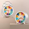 Creative Metal Alarm Clock Colorful Dual Bell Children Learning Clock Wake Up Clock Student Use