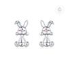 barbie [Original Design of Cute Rabbit with High-end Temperament and Original Debut Ins Style Love S925 Silver Earrings for Women ZJYES-YS-092