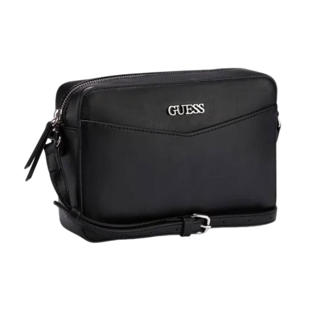 Guess McClain Mini Camera Crossbody Shoulder Crossbody SF872979 Bag, Black, Bag, Gold, (Black)
