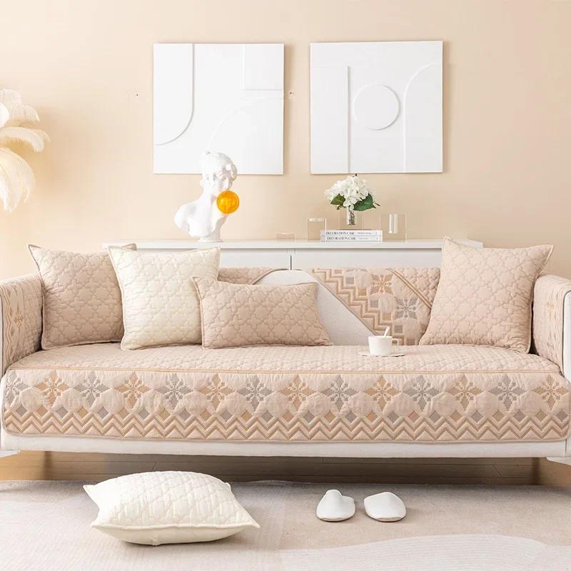 1PC Bohemia Cotton Sofa Cover for Living Room Non-Slip Sofa Cushion Towel Universal All Seasons Sofa Cover Back Towel Home Decor